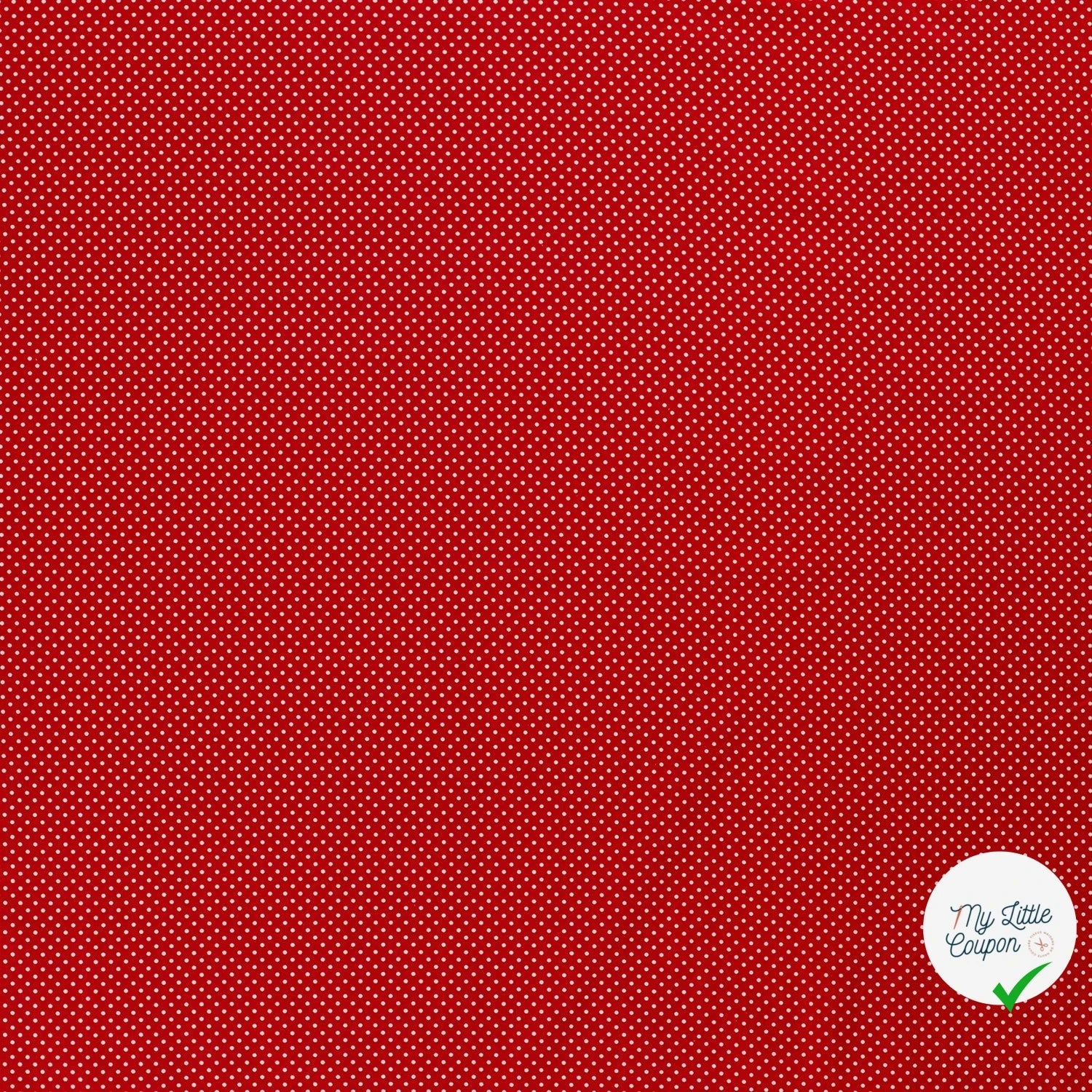 COTON À POIS PETITE TAILLE ROUGE - My Little Coupon