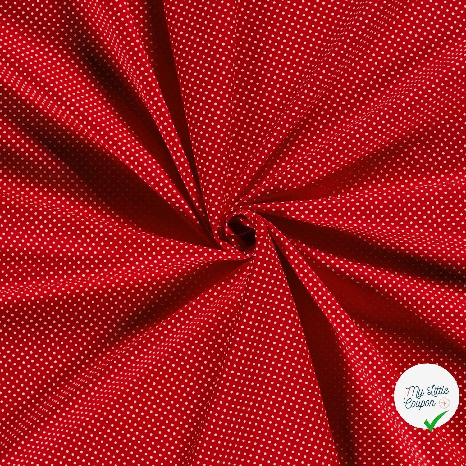 COTON À POIS PETITE TAILLE ROUGE - My Little Coupon