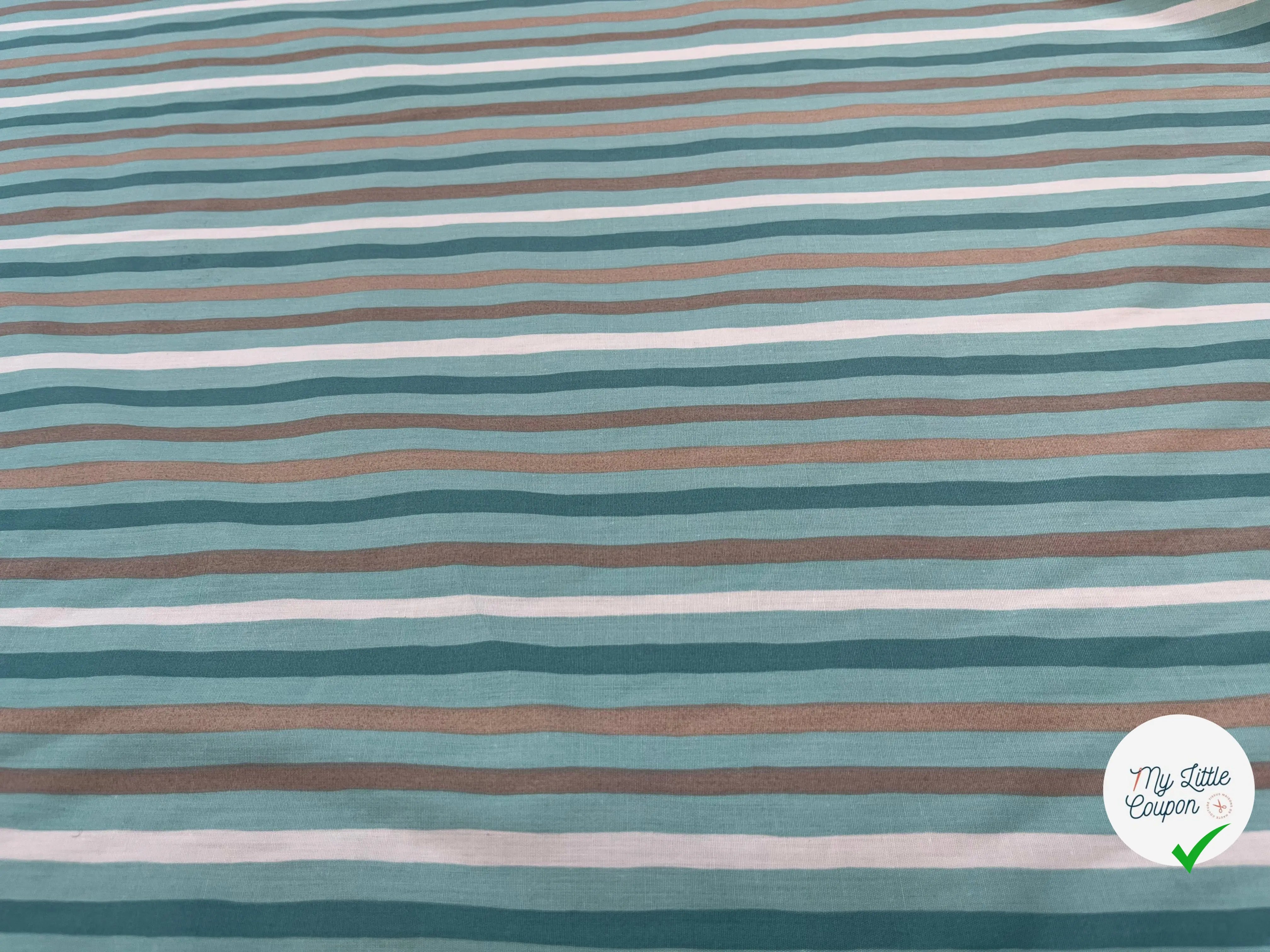 COTON BÉBÉ 120 FILS MOTIF TRANSAT BLEU - My Little Coupon