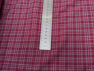 COTON CHEMISE  À CARREAUX BORDEAUX - My Little Coupon