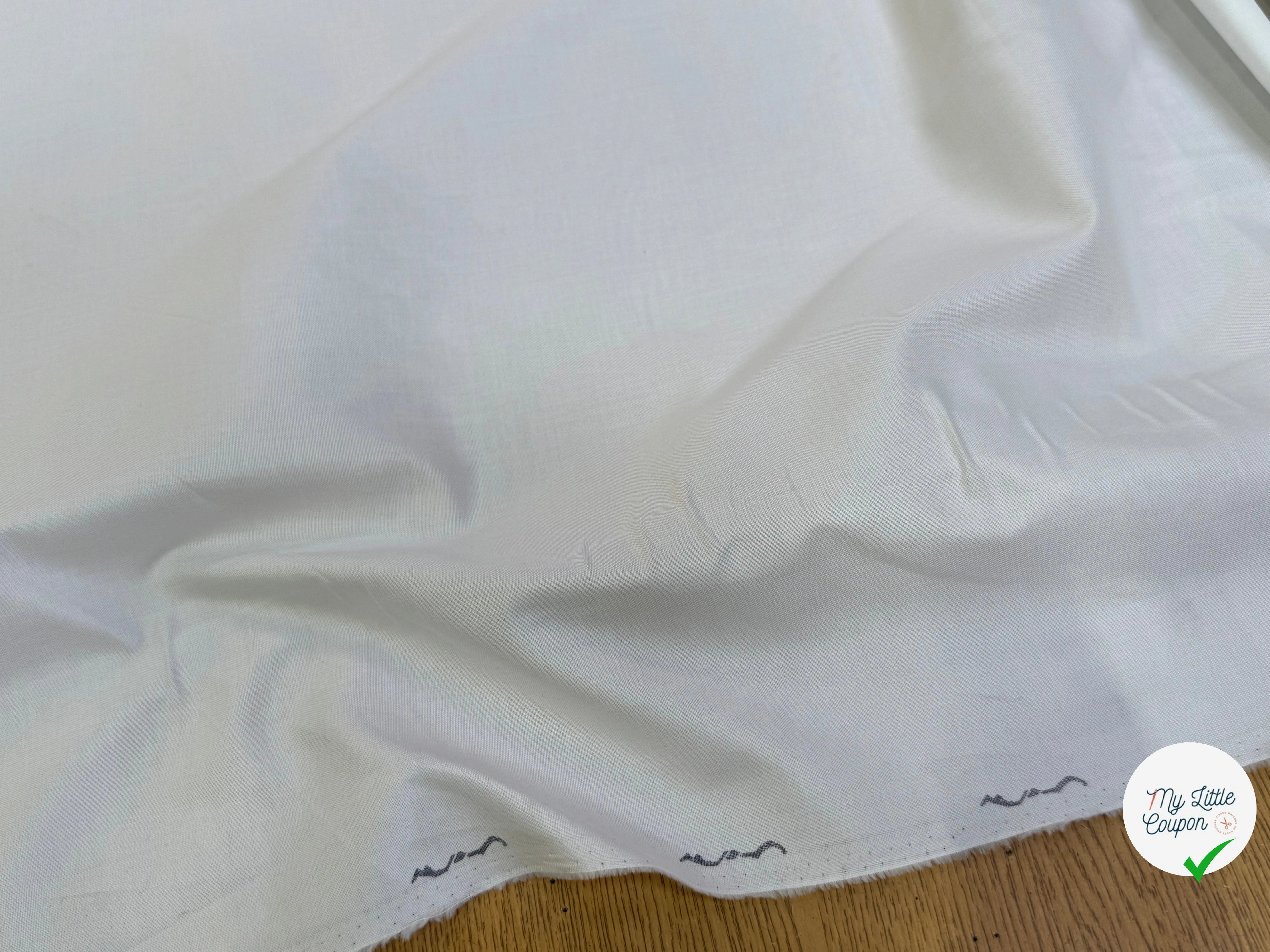 COTON CHEMISE BLANC ASPECT OXFORD - My Little Coupon