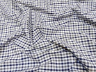 COTON CHEMISE CARREAUX BLANC GRIS BLEU - My Little Coupon