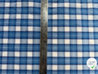 COTON CHEMISE CARREAUX DIVERS BLEU - My Little Coupon