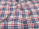 COTON CHEMISE CARREAUX PRINCE DE GALLE BLEU ET ROUGE - My Little Coupon