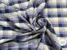 COTON CHEMISE CARREAUX VIOLET - My Little Coupon