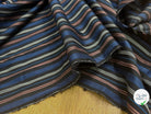 COTON CHEMISE CHIC RAYURES MULTICOLOR BLEU NOIR - My Little Coupon