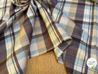 COTON CHEMISE FLANELLE DOUCE À CARREAUX COULEURS DU CIEL - My Little Coupon