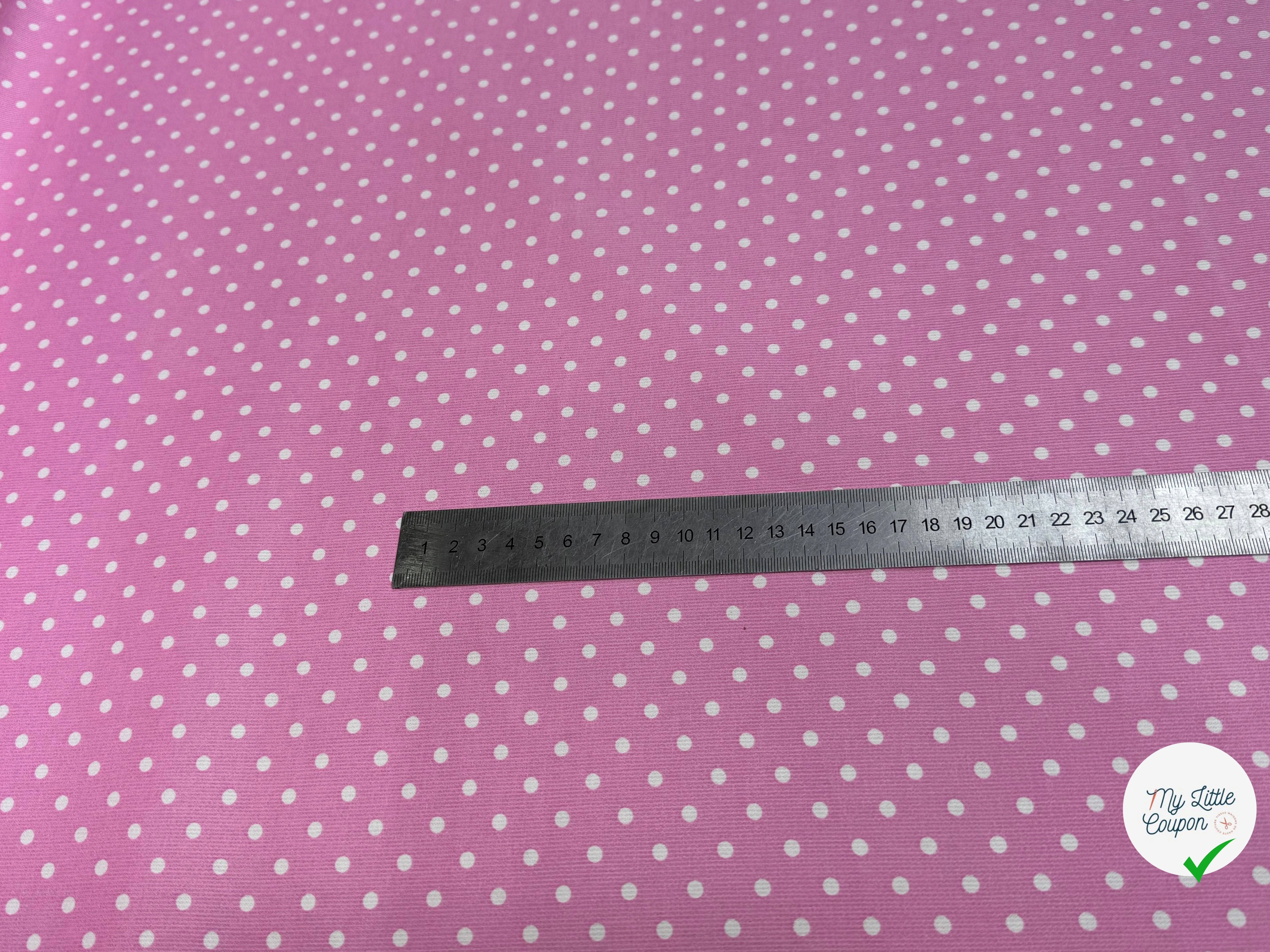 COTON  COTELÉ ROSE À POIS - My Little Coupon