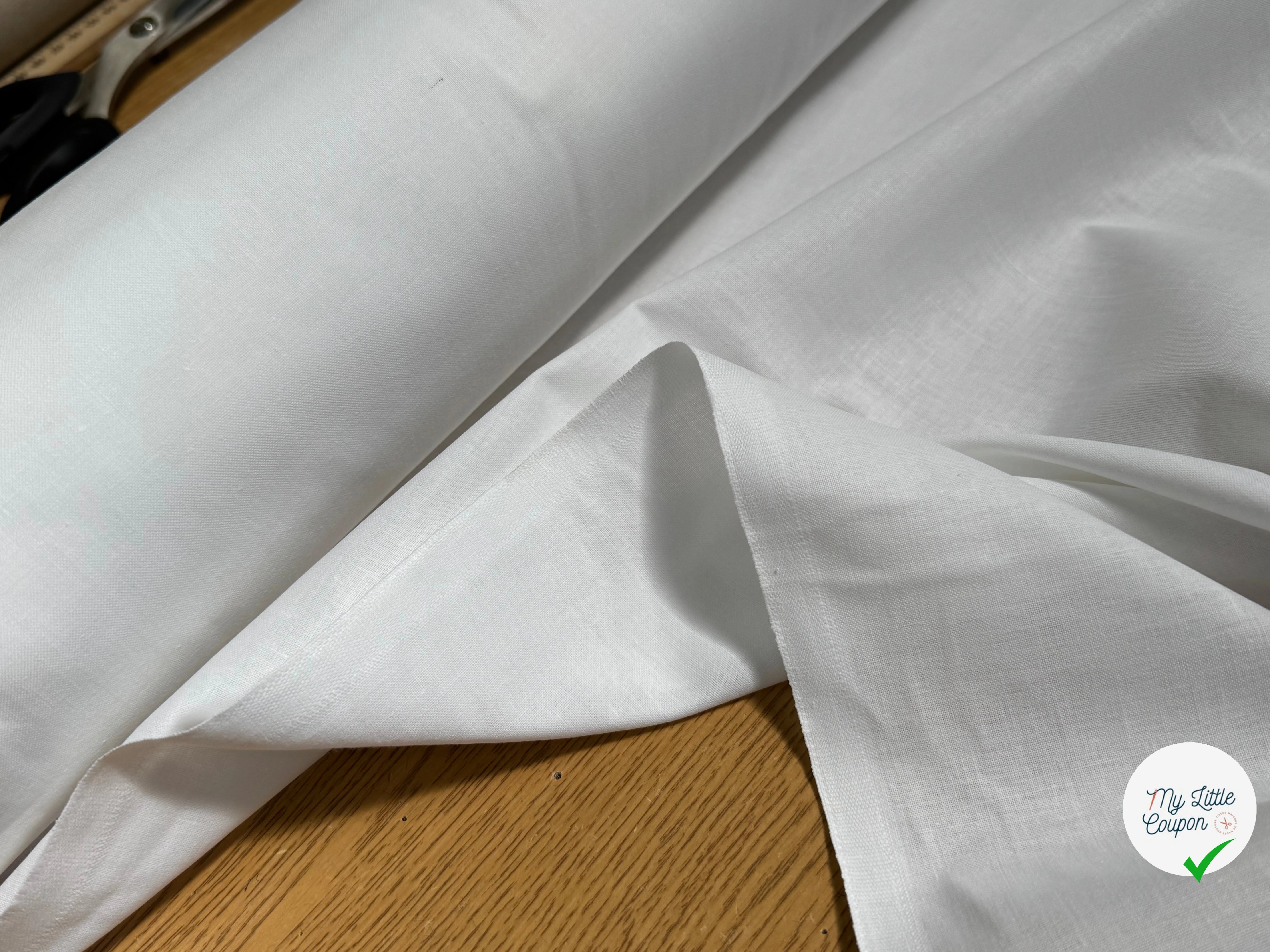 COTON CRETONNE JEKYLL BLANC 228 - My Little Coupon
