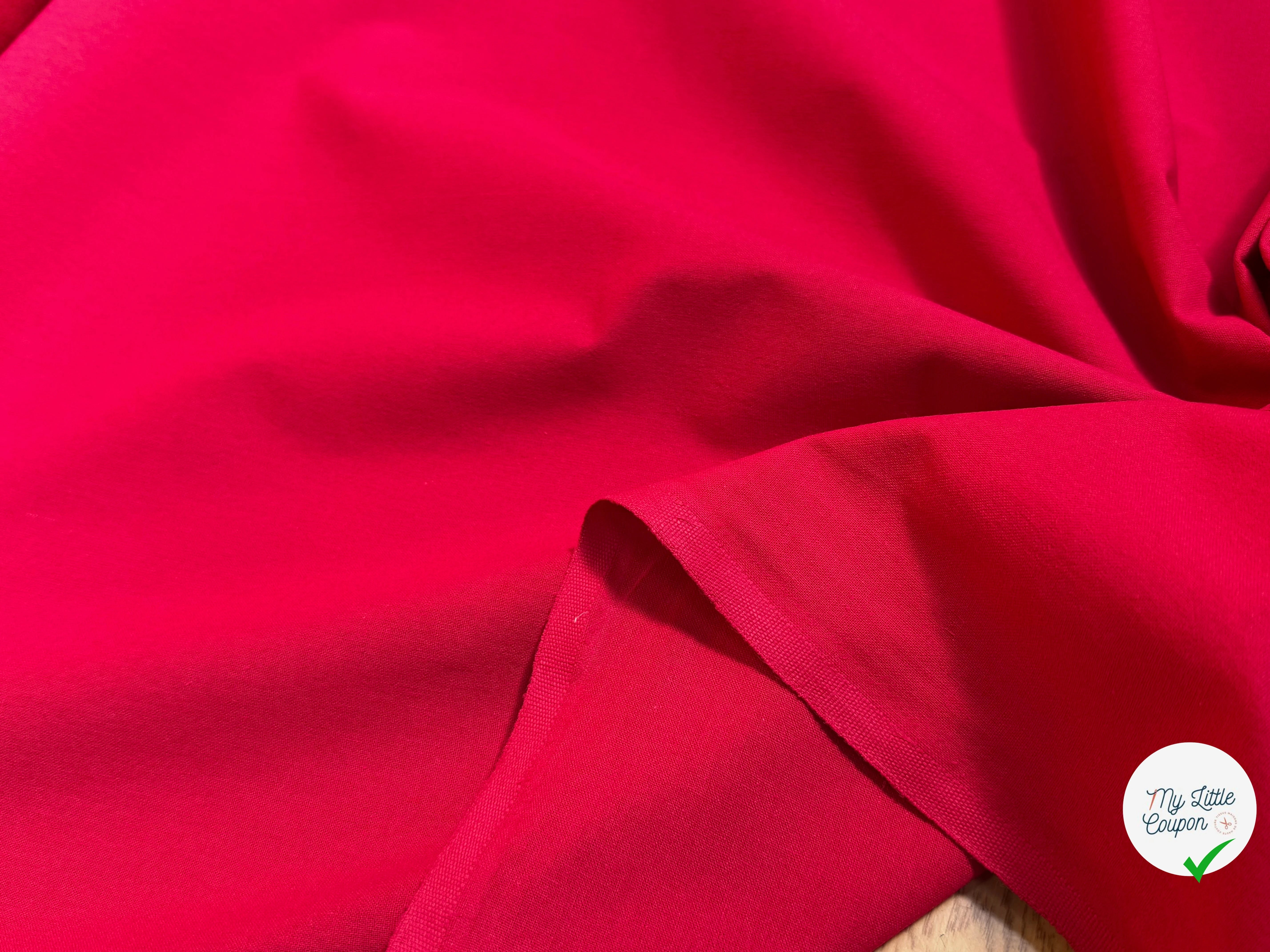 COTON CRETONNE JEKYLL CERISE 211 - My Little Coupon