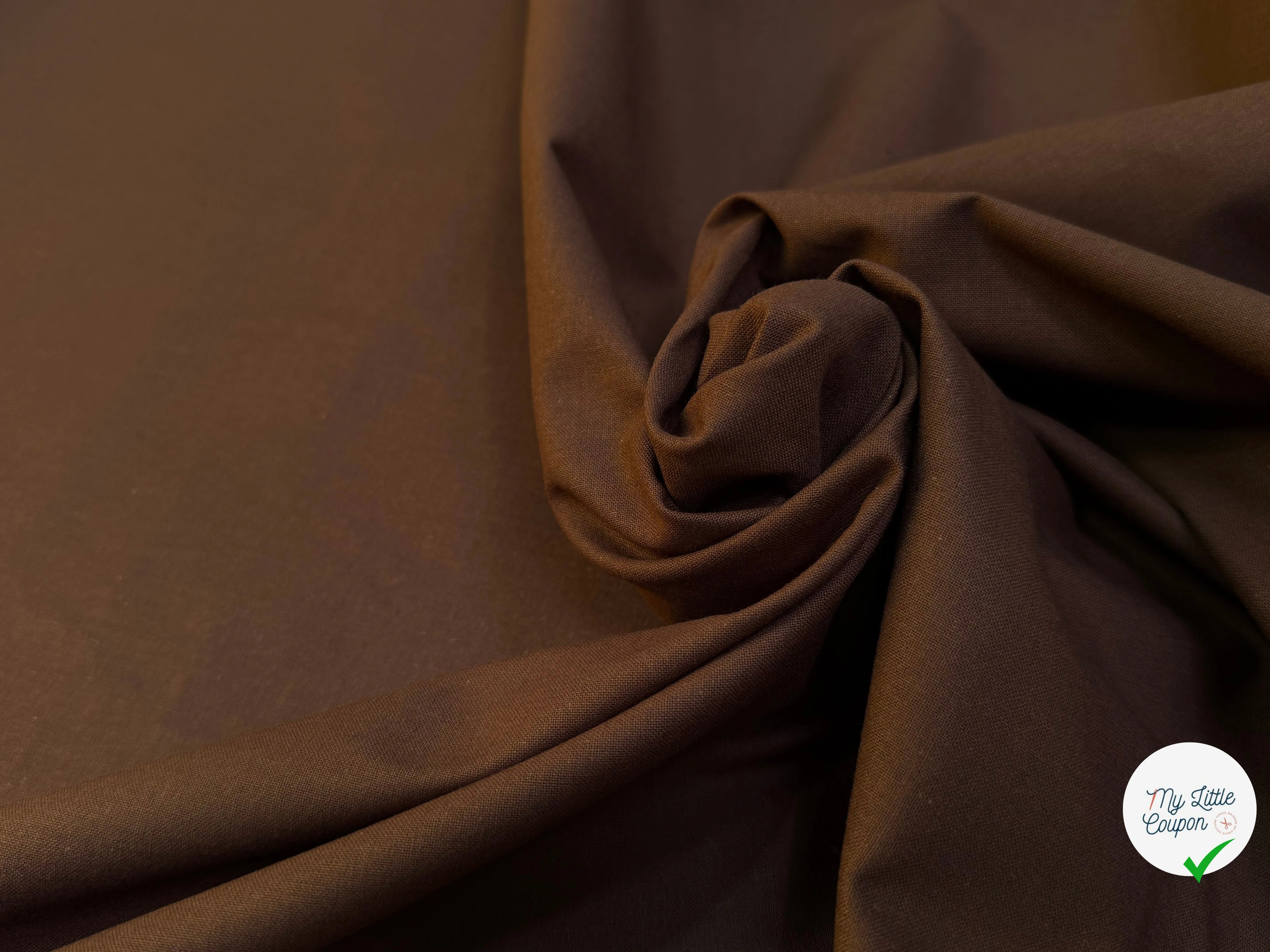 COTON CRETONNE JEKYLL CHOCOLAT 219 - My Little Coupon