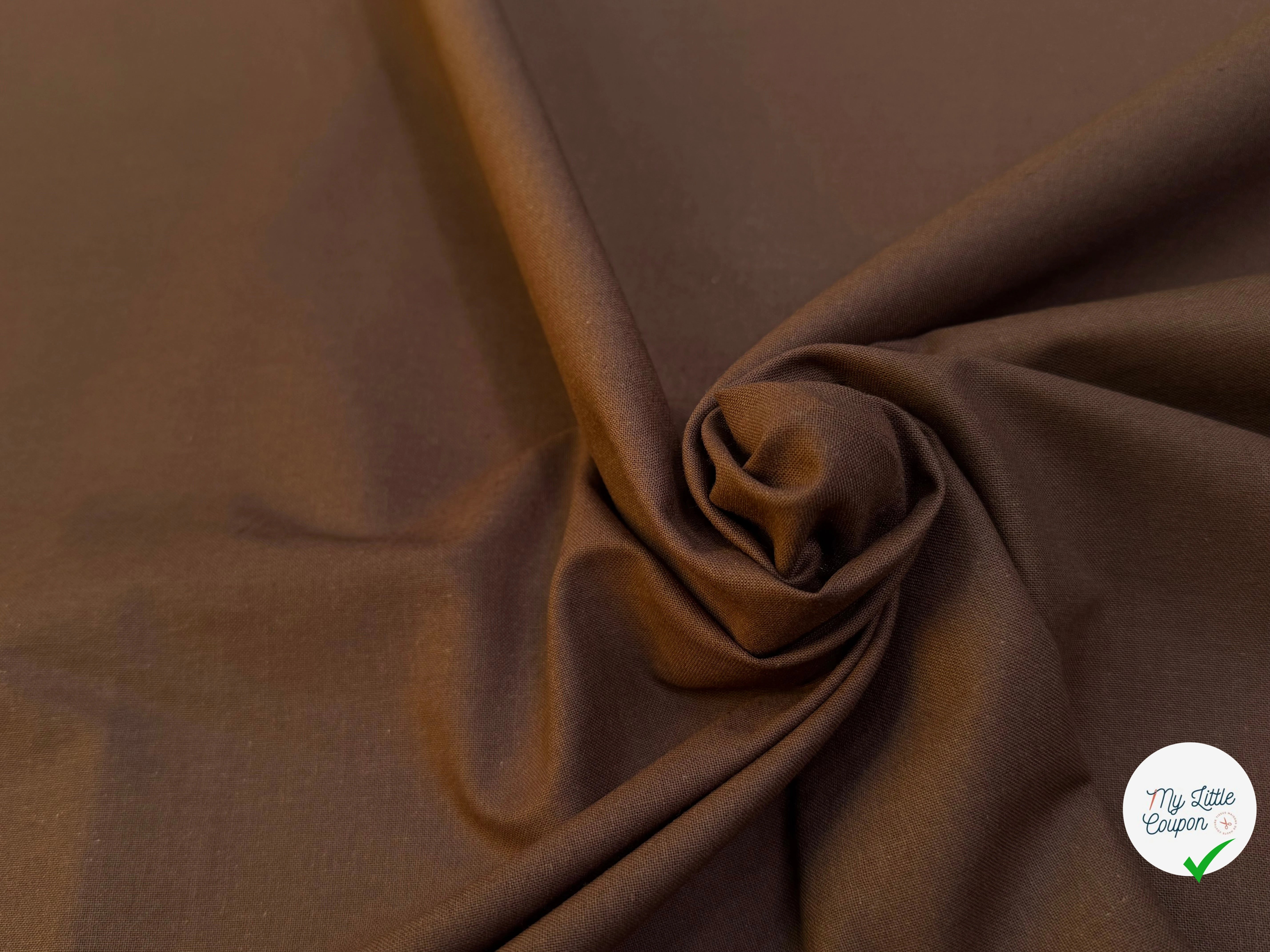 COTON CRETONNE JEKYLL CHOCOLAT 219 - My Little Coupon