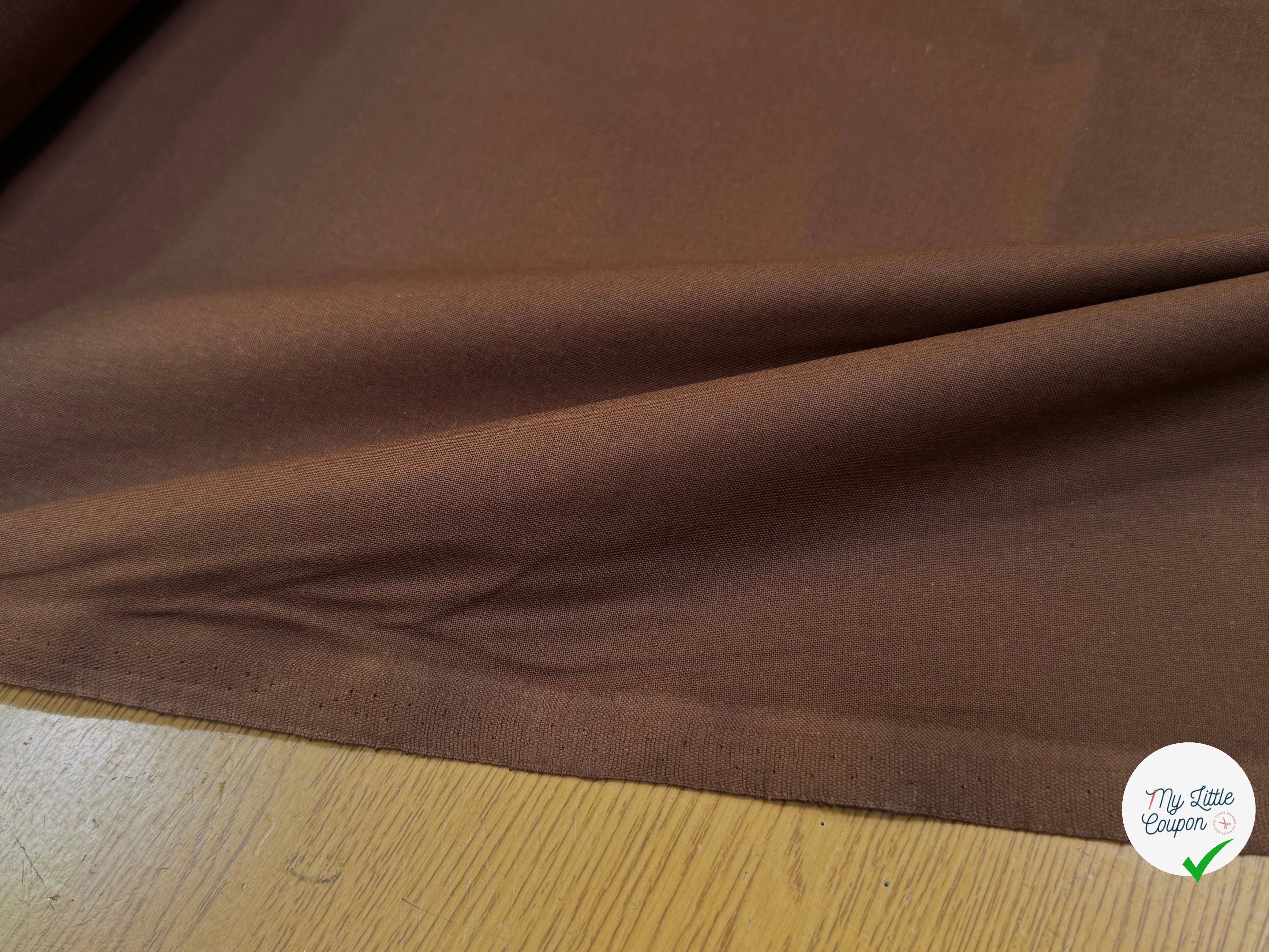 COTON CRETONNE JEKYLL CHOCOLAT 219 - My Little Coupon