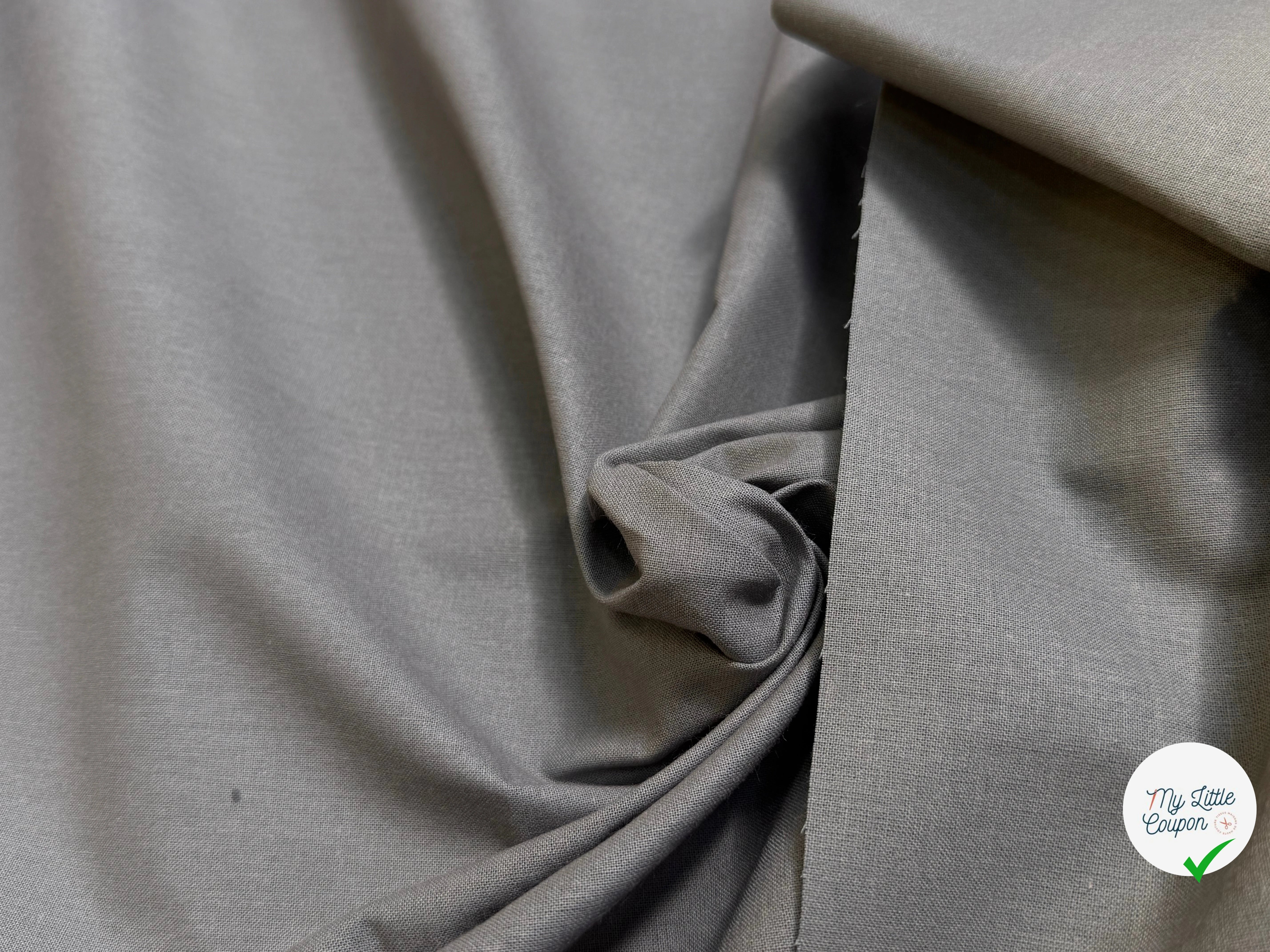COTON CRETONNE JEKYLL FLANELLE ARDOISE 305 - My Little Coupon