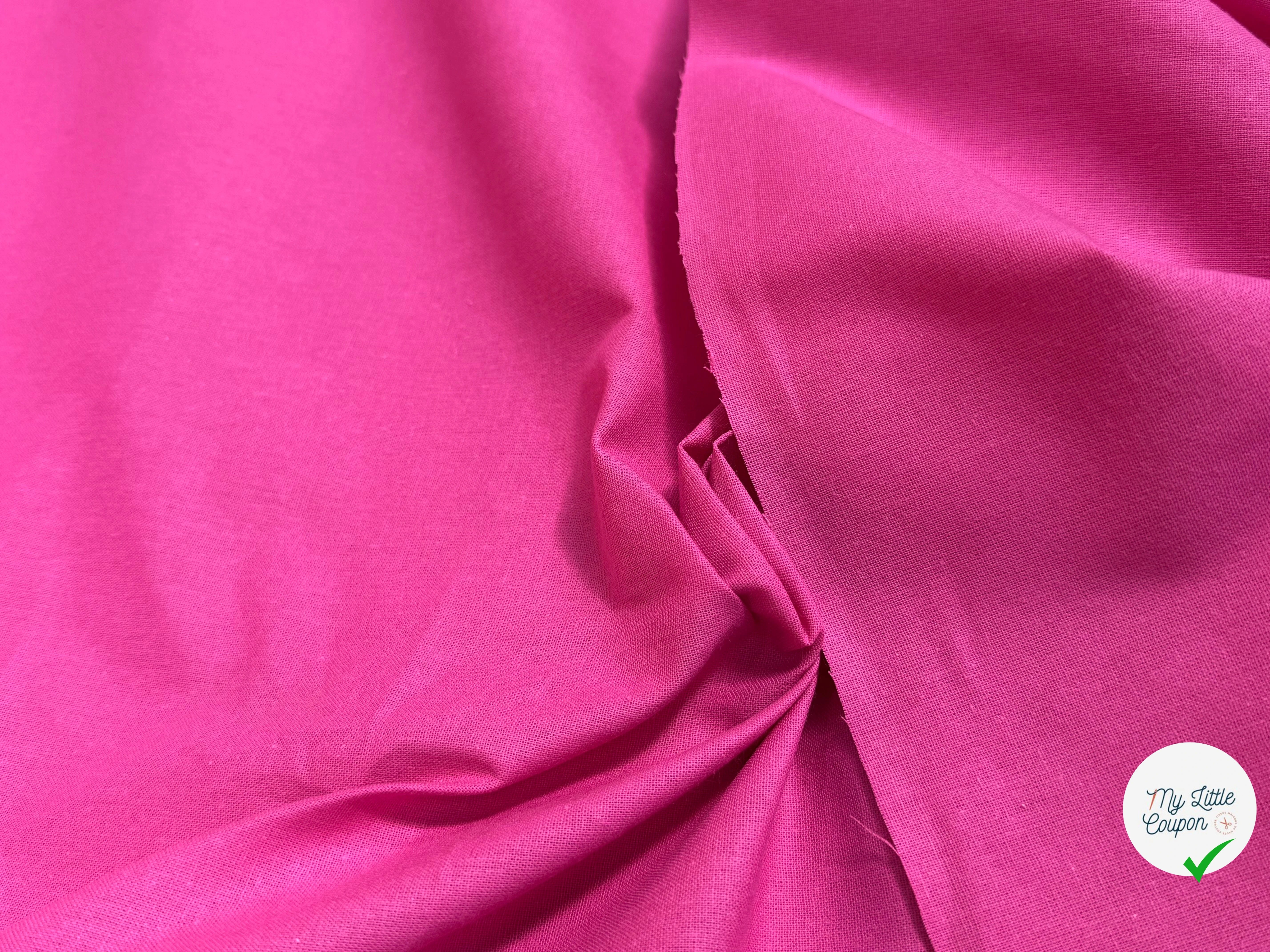 COTON CRETONNE JEKYLL FUCHSIA 208 - My Little Coupon
