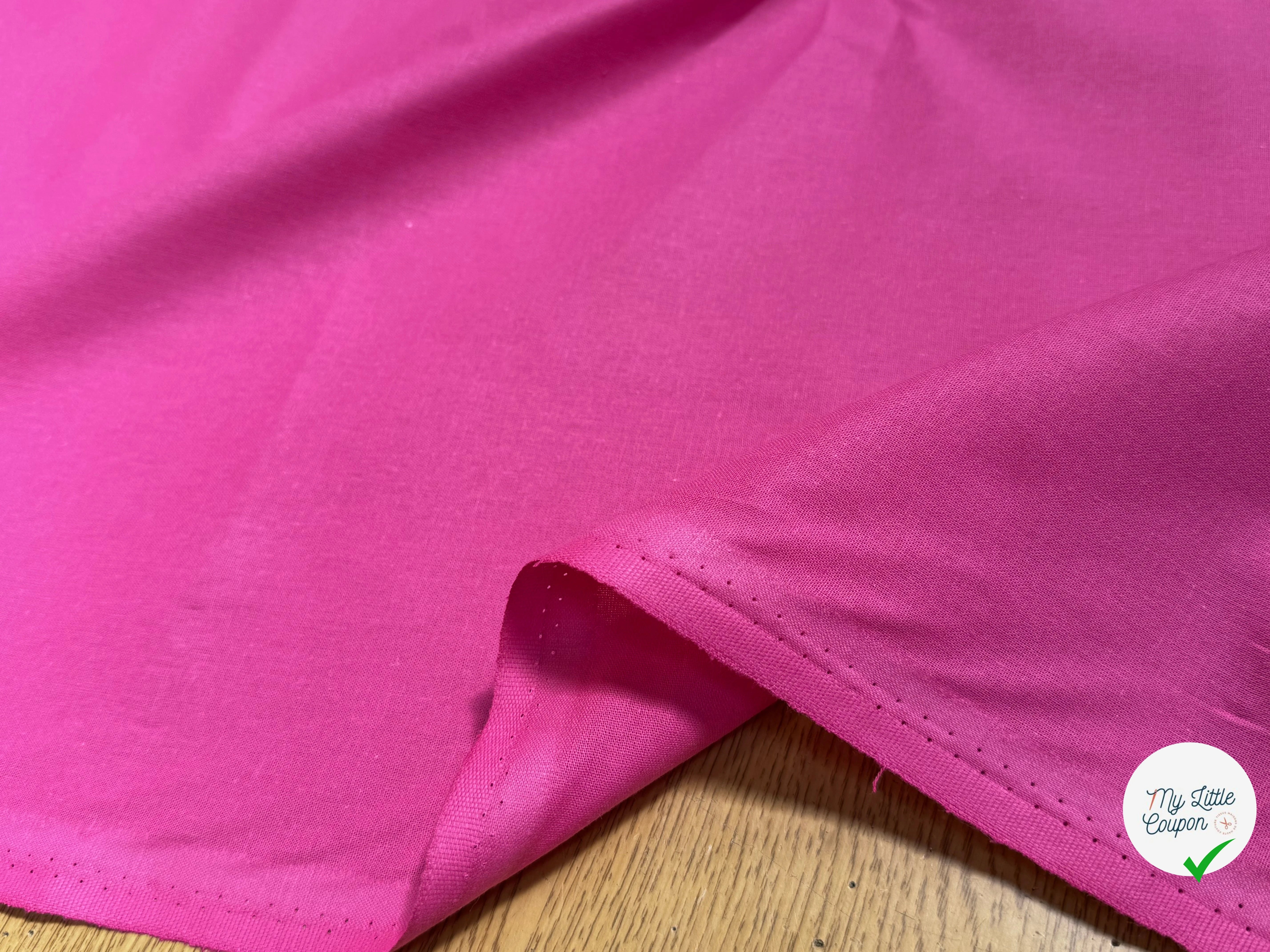 COTON CRETONNE JEKYLL FUCHSIA 208 - My Little Coupon