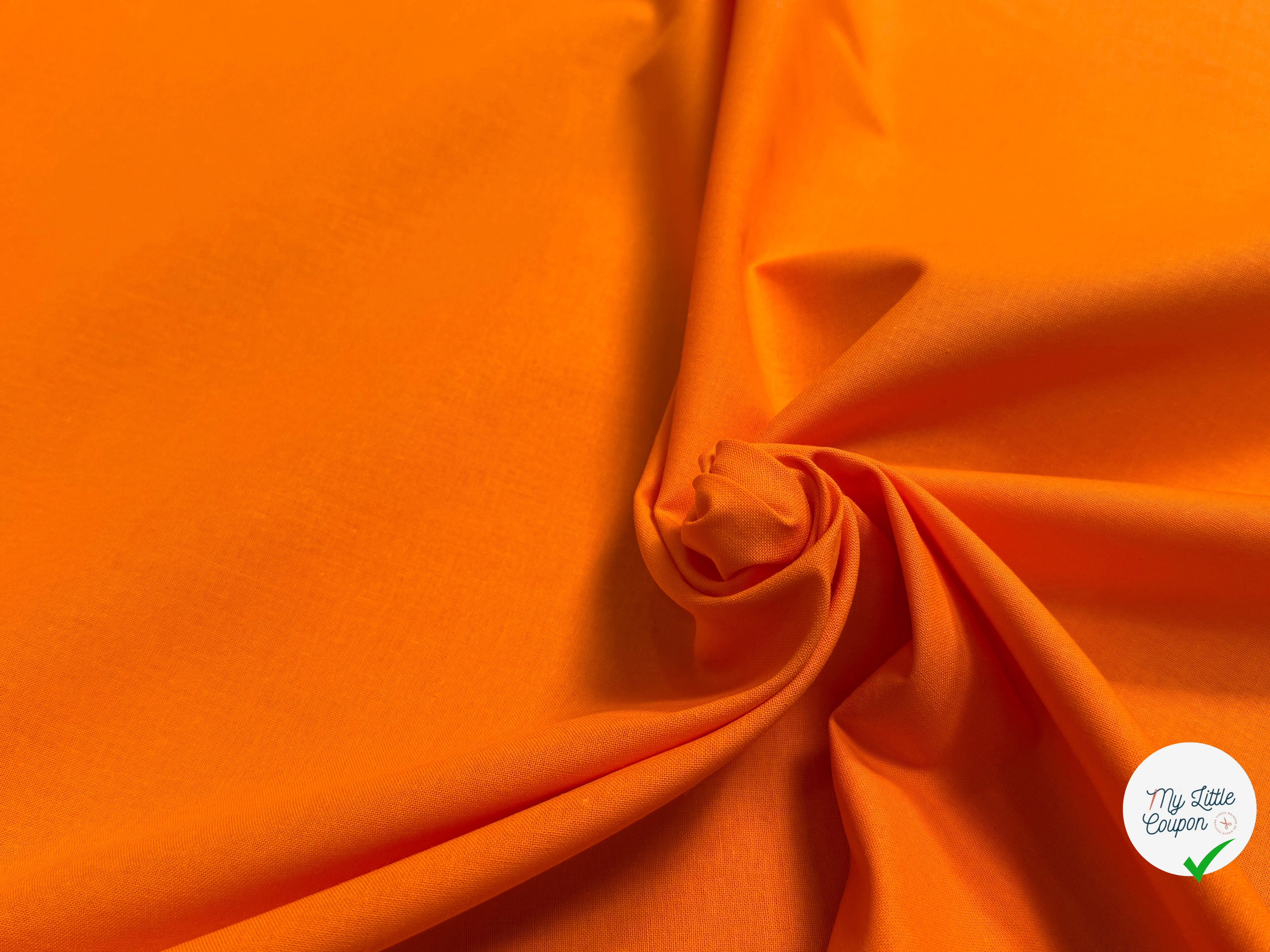 COTON CRETONNE JEKYLL ORANGE 213 - My Little Coupon