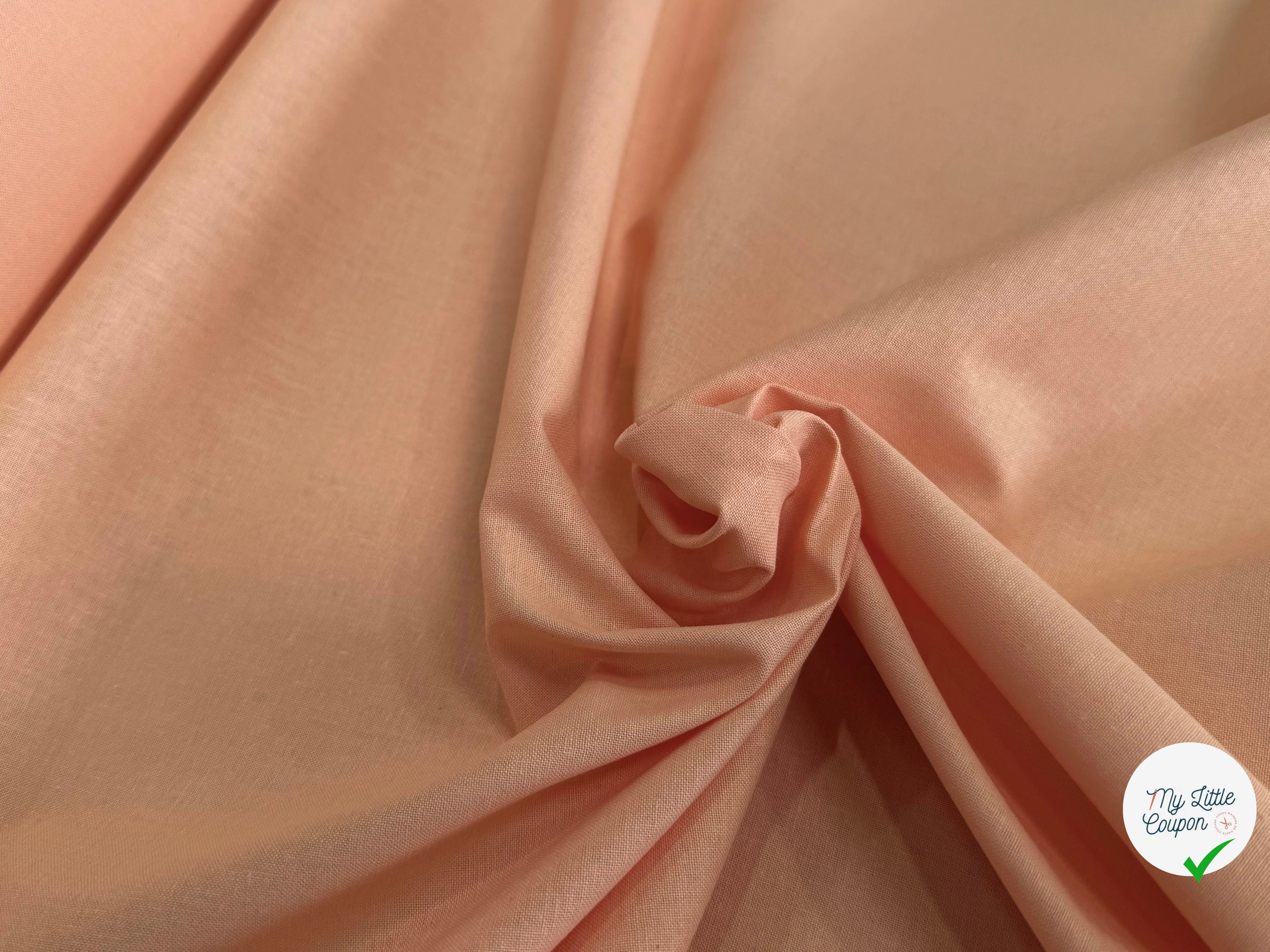 COTON CRETONNE JEKYLL PEACH 358 - My Little Coupon