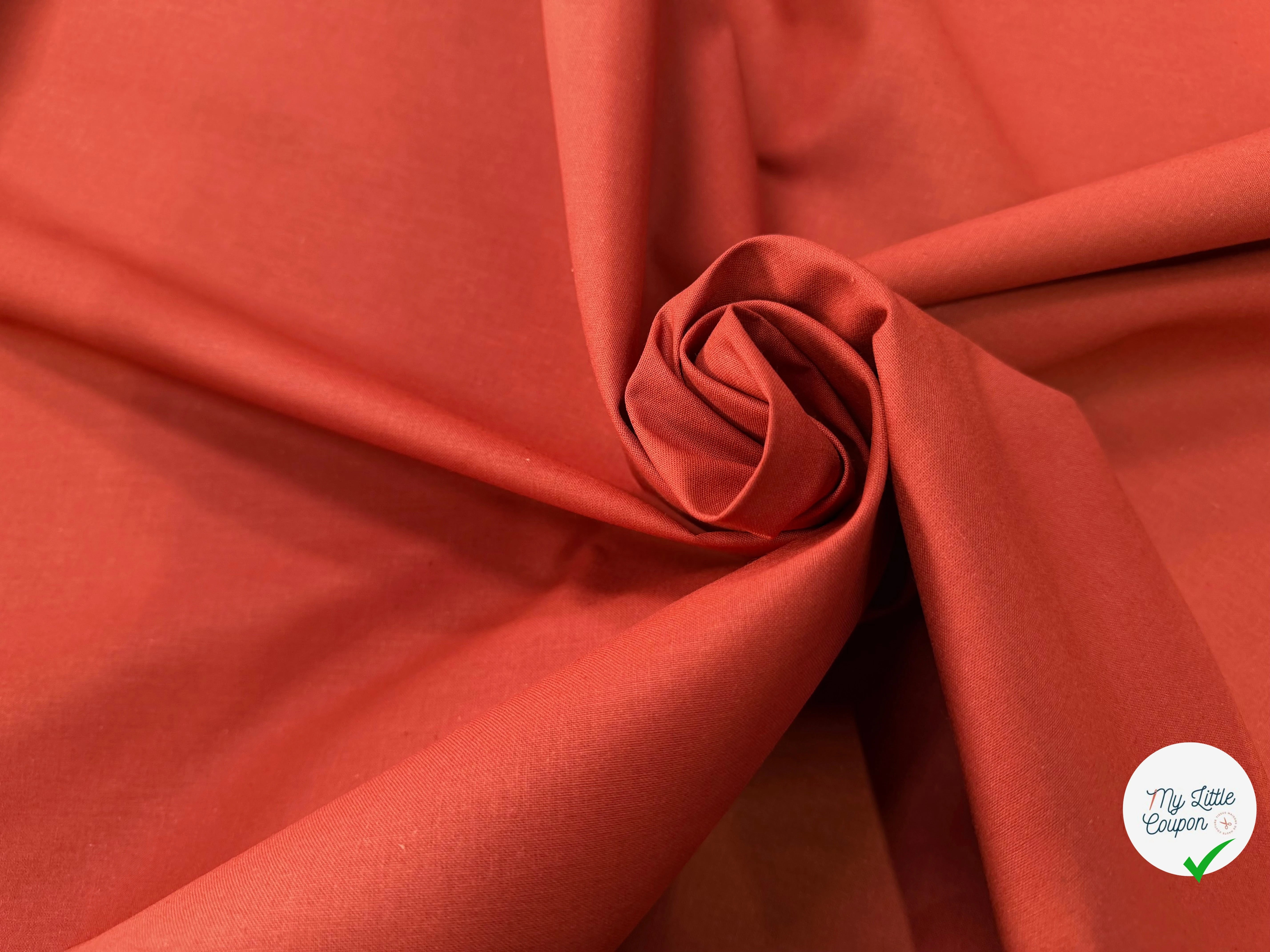 COTON CRETONNE JEKYLL TERRACOTTA 306 - My Little Coupon