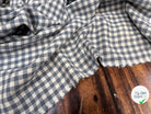 COTON DAMIER TRAPPEUR ARDOISE - My Little Coupon