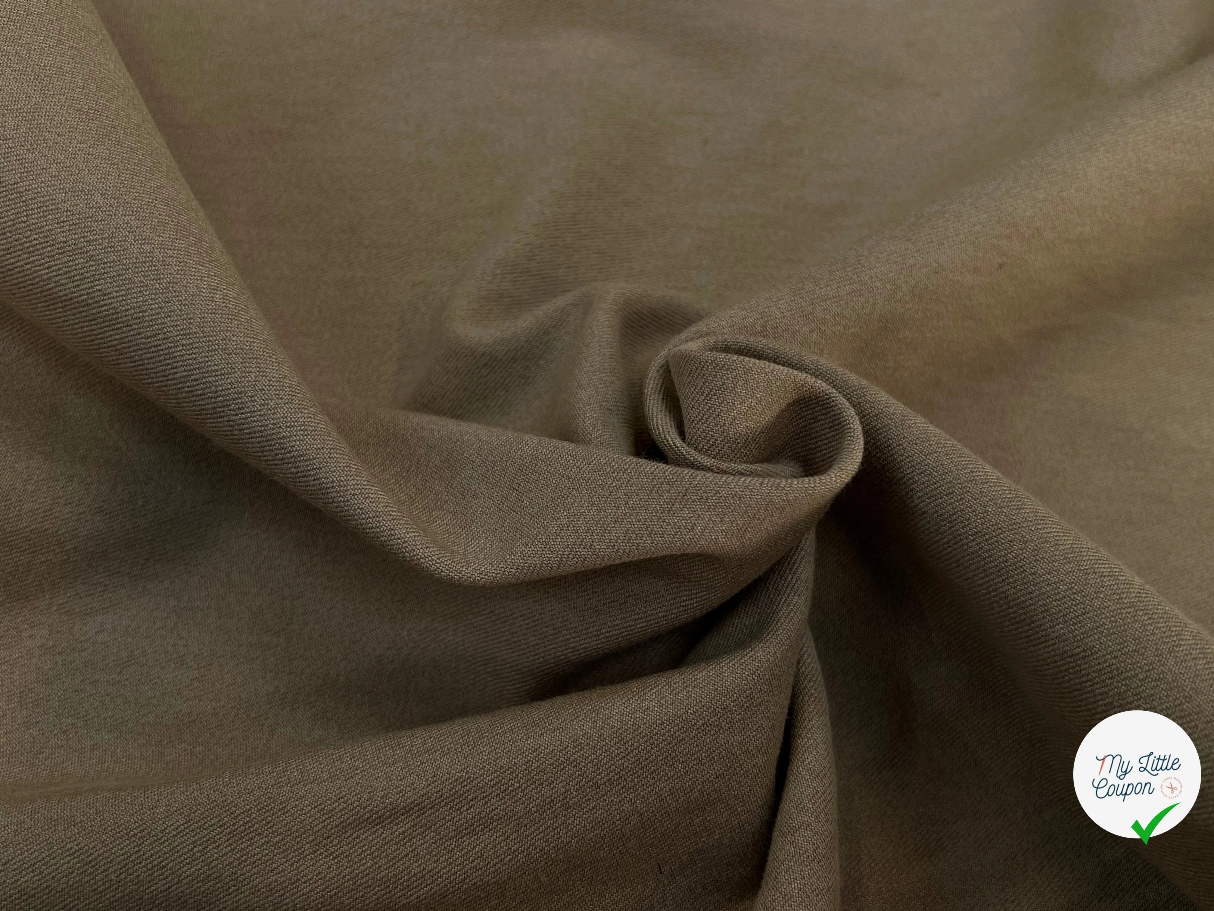 COTON DENIM PRESTIGE BEIGE SAND 100% COTON - My Little Coupon