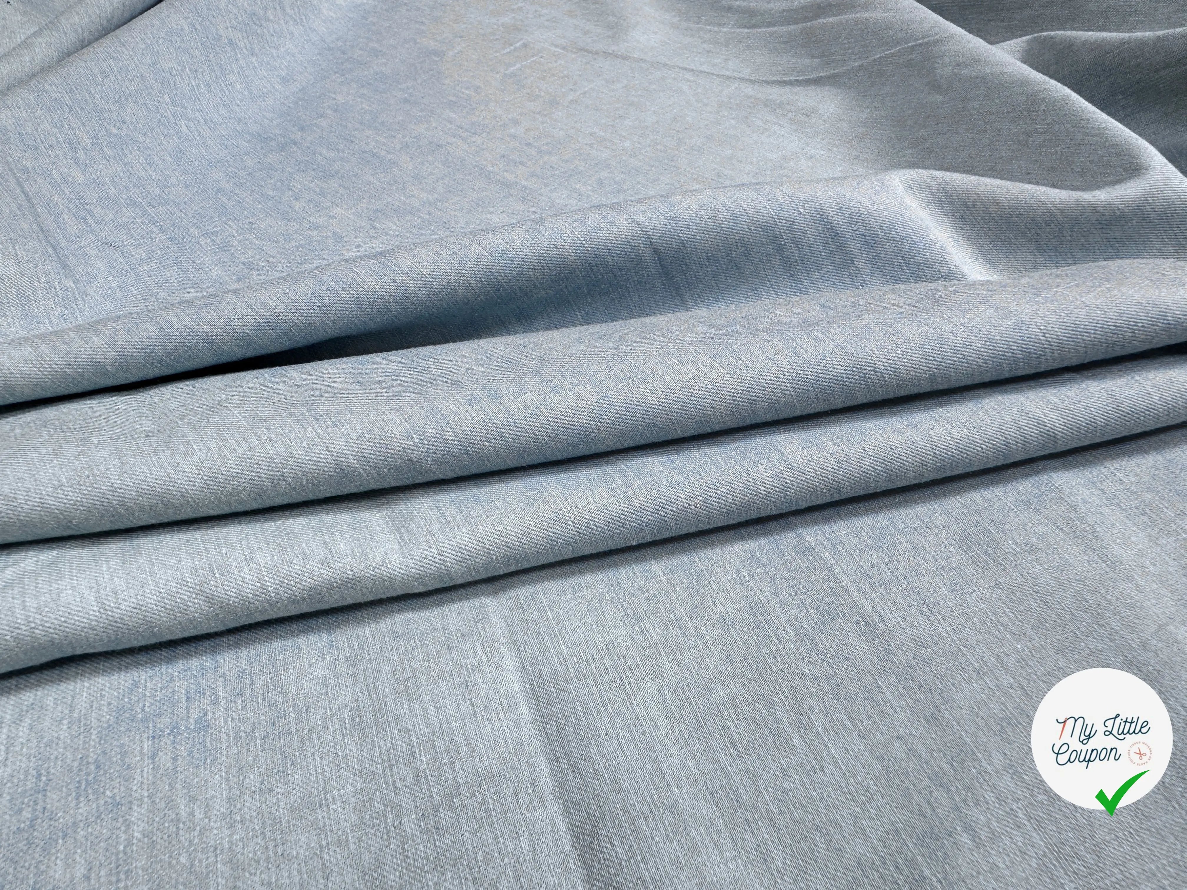 COTON DUVETEUX STONE JAVELISE INDIGO - My Little Coupon