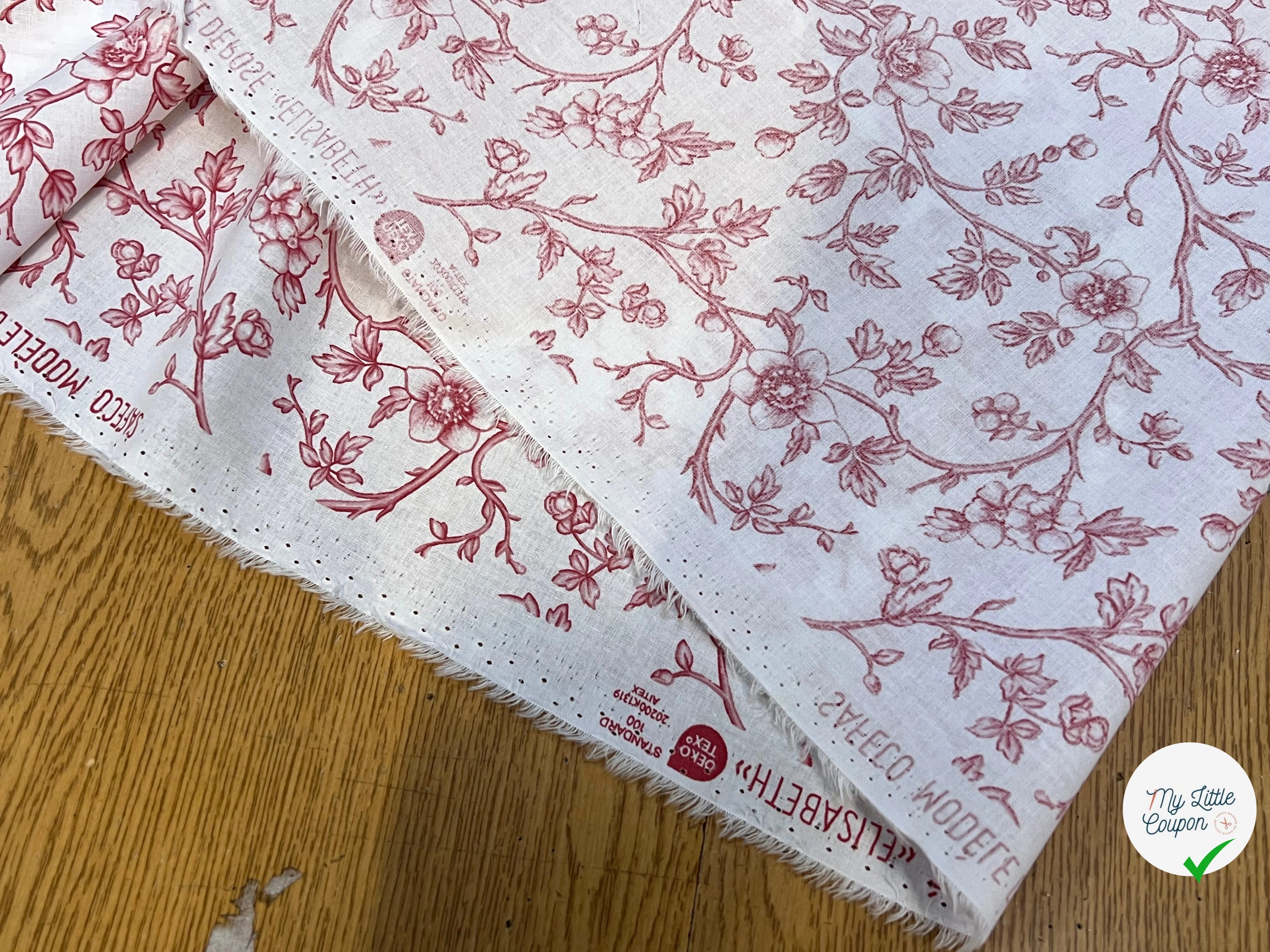 COTON ELISABETH ROUGE - My Little Coupon