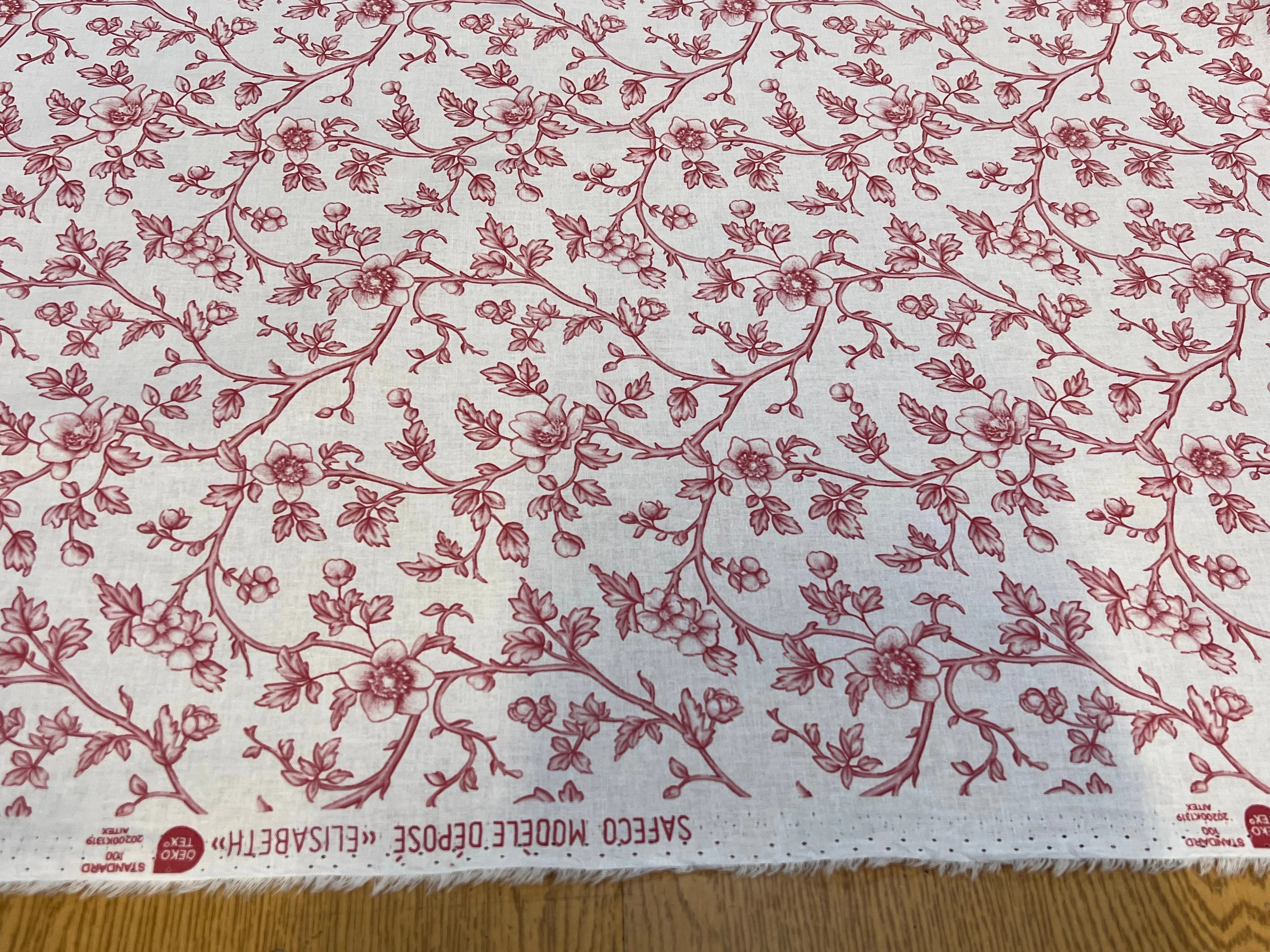 COTON ELISABETH ROUGE - My Little Coupon