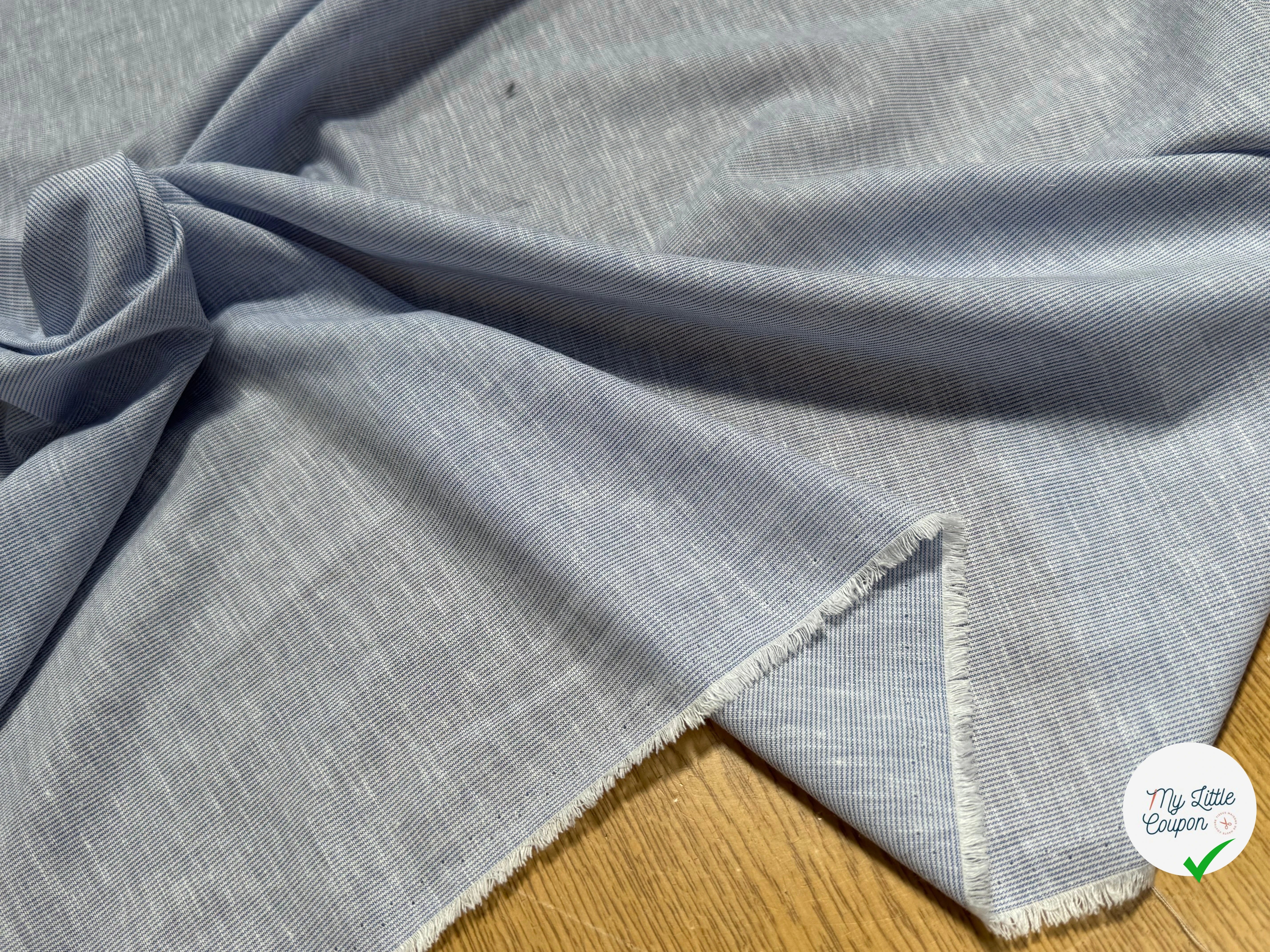 COTON ESPRIT OXFORD BLEU - My Little Coupon
