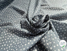 COTON ETOILES FOND BLEU GRIS - My Little Coupon
