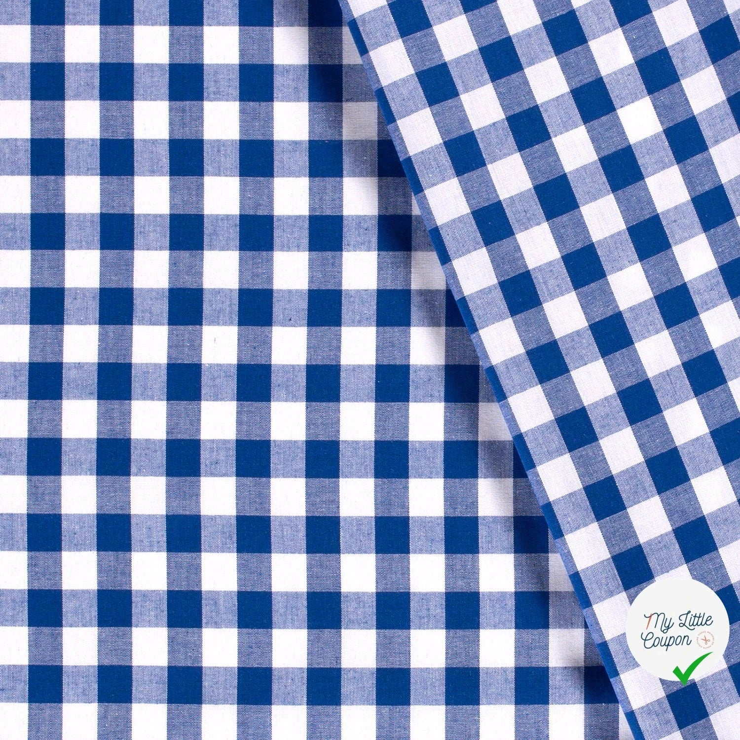 COTON FIL TEINT CARREAUX COBALT - My Little Coupon