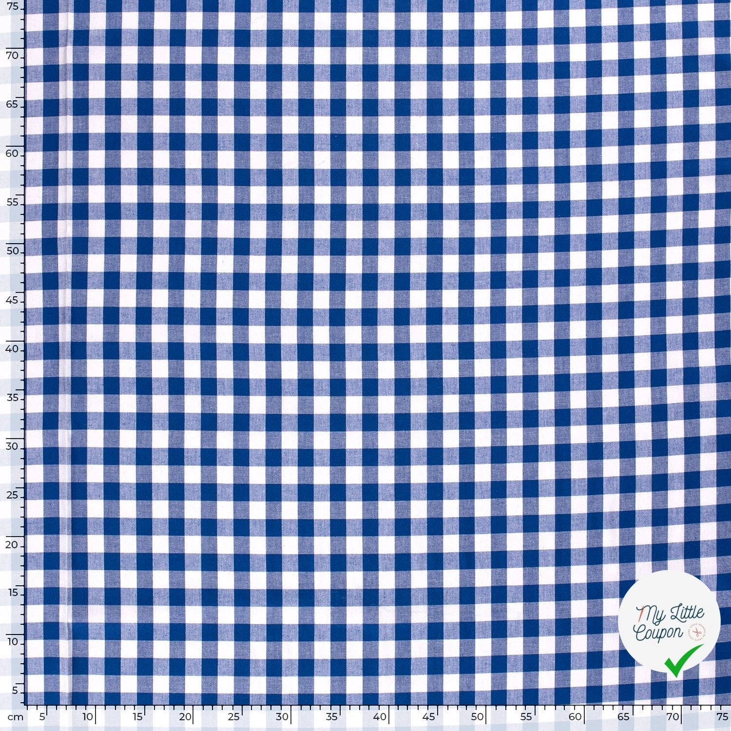 COTON FIL TEINT CARREAUX COBALT - My Little Coupon