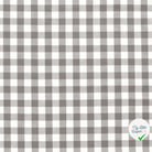 COTON FIL TEINT CARREAUX GRIS FONCÉ - My Little Coupon