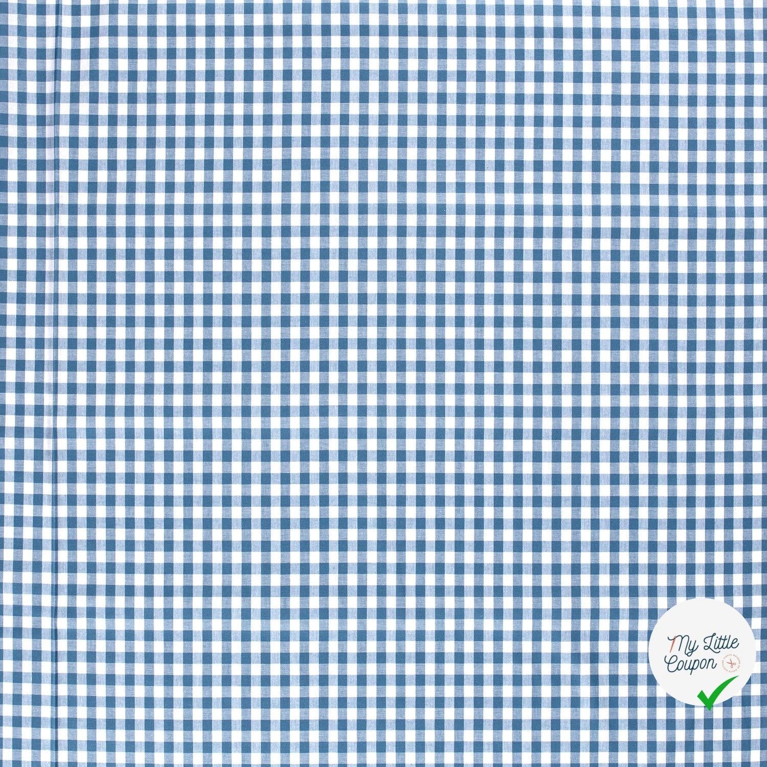 COTON FIL TEINT CARREAUX INDIGO - My Little Coupon