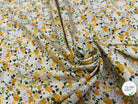 COTON FLEURS ORANGE & VERT - My Little Coupon