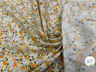 COTON FLEURS ORANGE & VERT - My Little Coupon