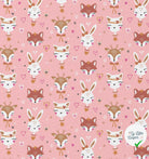 COTON IMPRIMÉ ANIBEL ROSE / MARRON - My Little Coupon