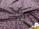 COTON IMPRIMÉ BARBARA ECRU / VIOLET - My Little Coupon