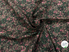 COTON IMPRIMÉ ENZA VERT / ROSE - My Little Coupon