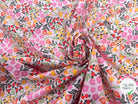 COTON IMPRIMÉ FLEURS MARTINE ROSE / VERT 1B L1 150 - My Little Coupon