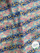 COTON IMPRIMÉ FOIL 08 BLEU 145 CM - My Little Coupon
