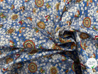 COTON IMPRIMÉ FOIL 16 BLEU 145 CM - My Little Coupon