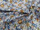 COTON IMPRIMÉ FOIL 16 BLEU 145 CM - My Little Coupon