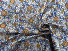 COTON IMPRIMÉ FOIL 16 BLEU 145 CM - My Little Coupon