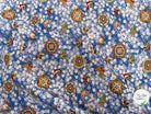 COTON IMPRIMÉ FOIL 16 BLEU 145 CM - My Little Coupon