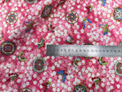 COTON IMPRIMÉ FOIL 18 ROSE 145 CM - My Little Coupon