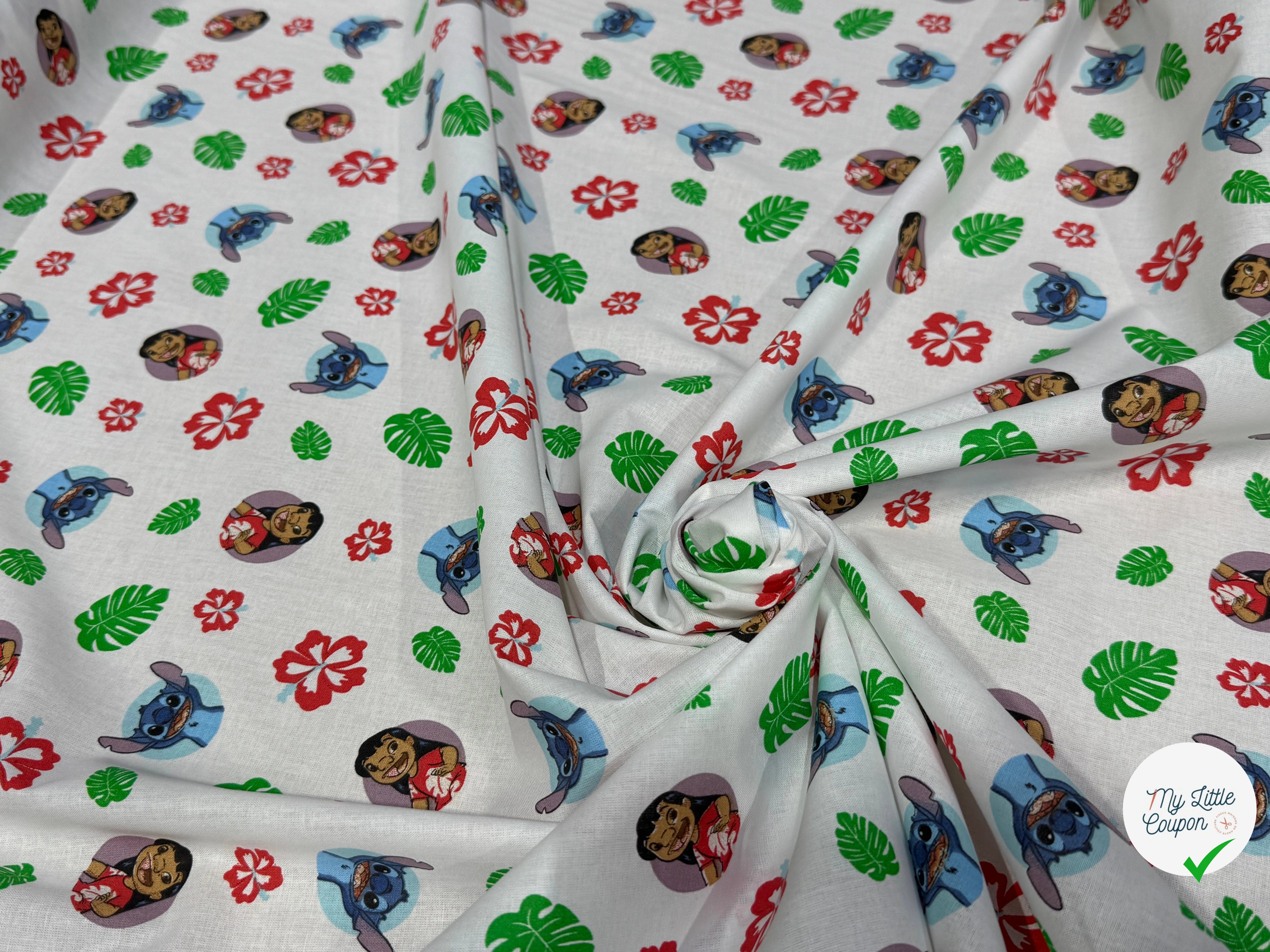 COTON IMPRIMÉ LILO & STITCH TOGETHER - My Little Coupon