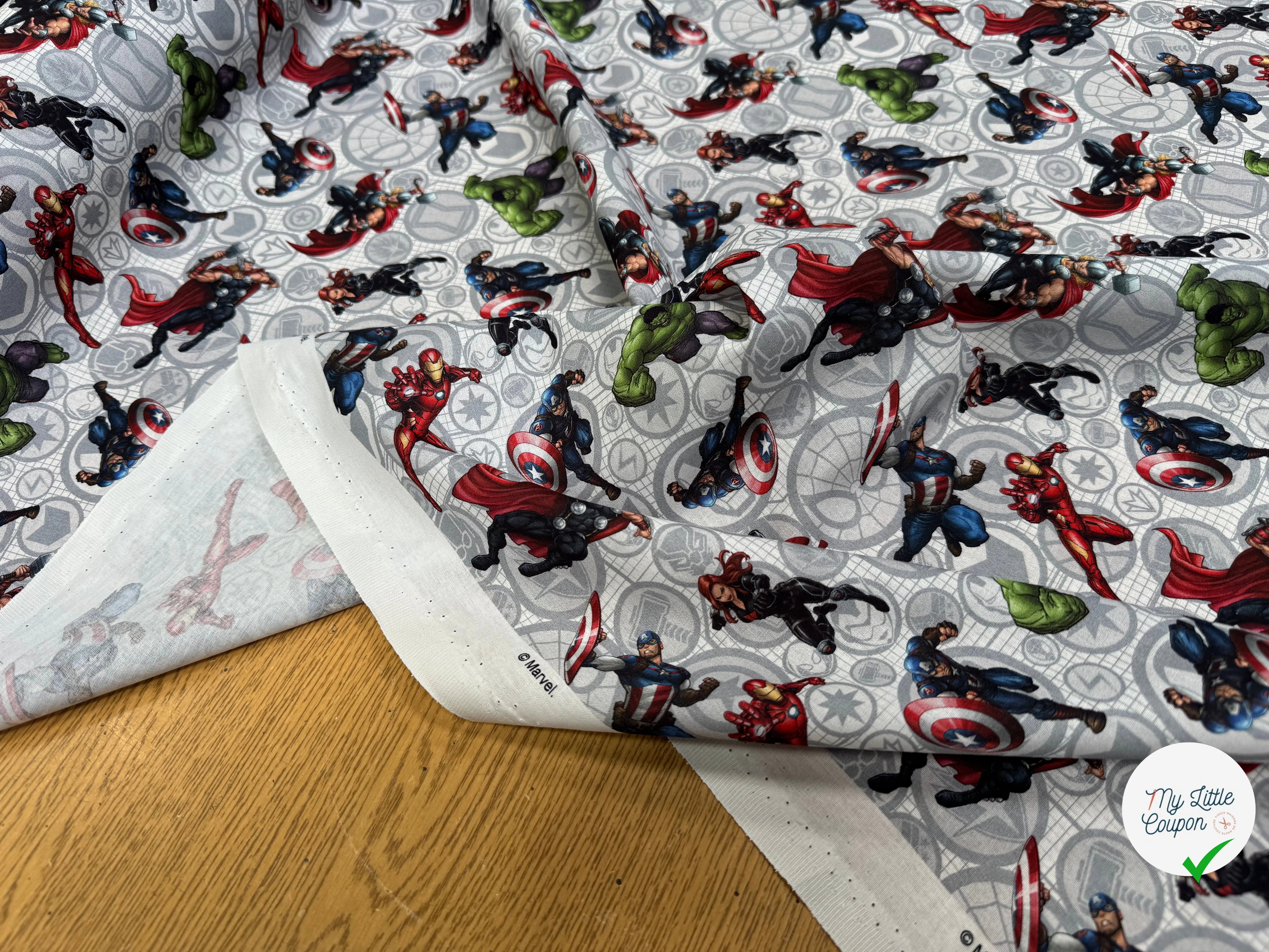 COTON IMPRIMÉ MARVELMANIA A6 - My Little Coupon