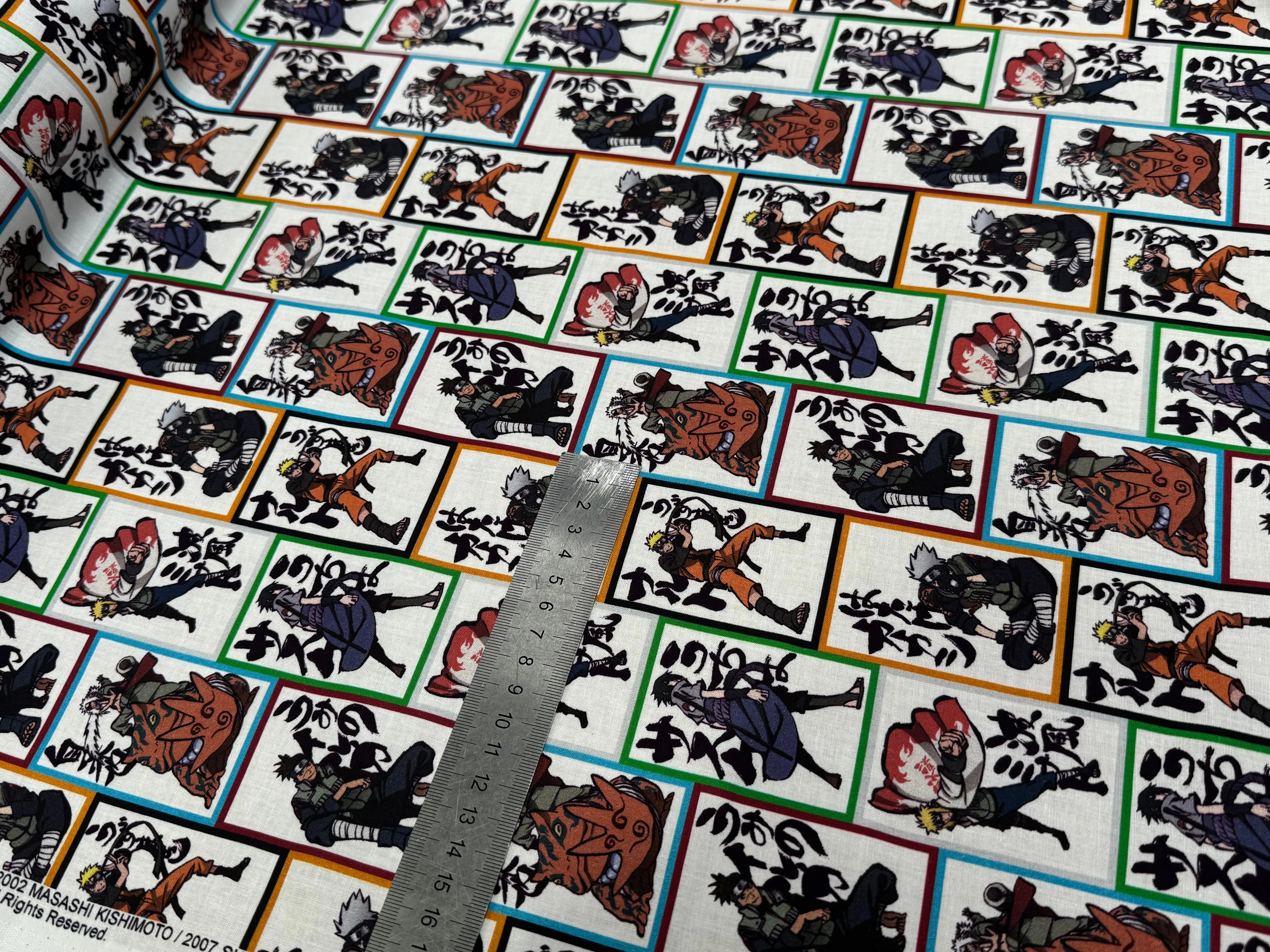 COTON IMPRIMÉ NA VISUELS NARUTO B50 - My Little Coupon