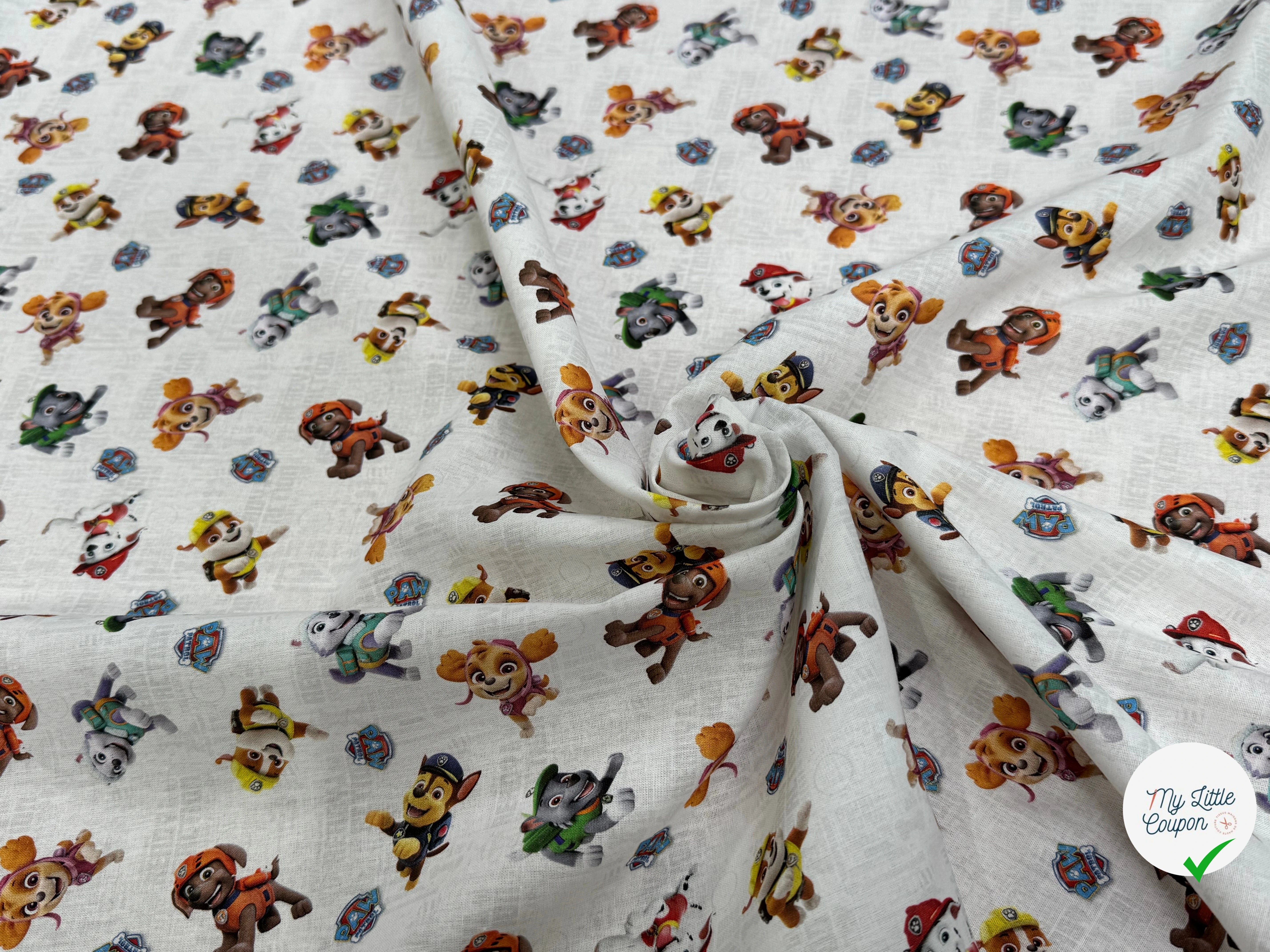 COTON IMPRIMÉ PAW PATROL FRIENDS A60 - My Little Coupon